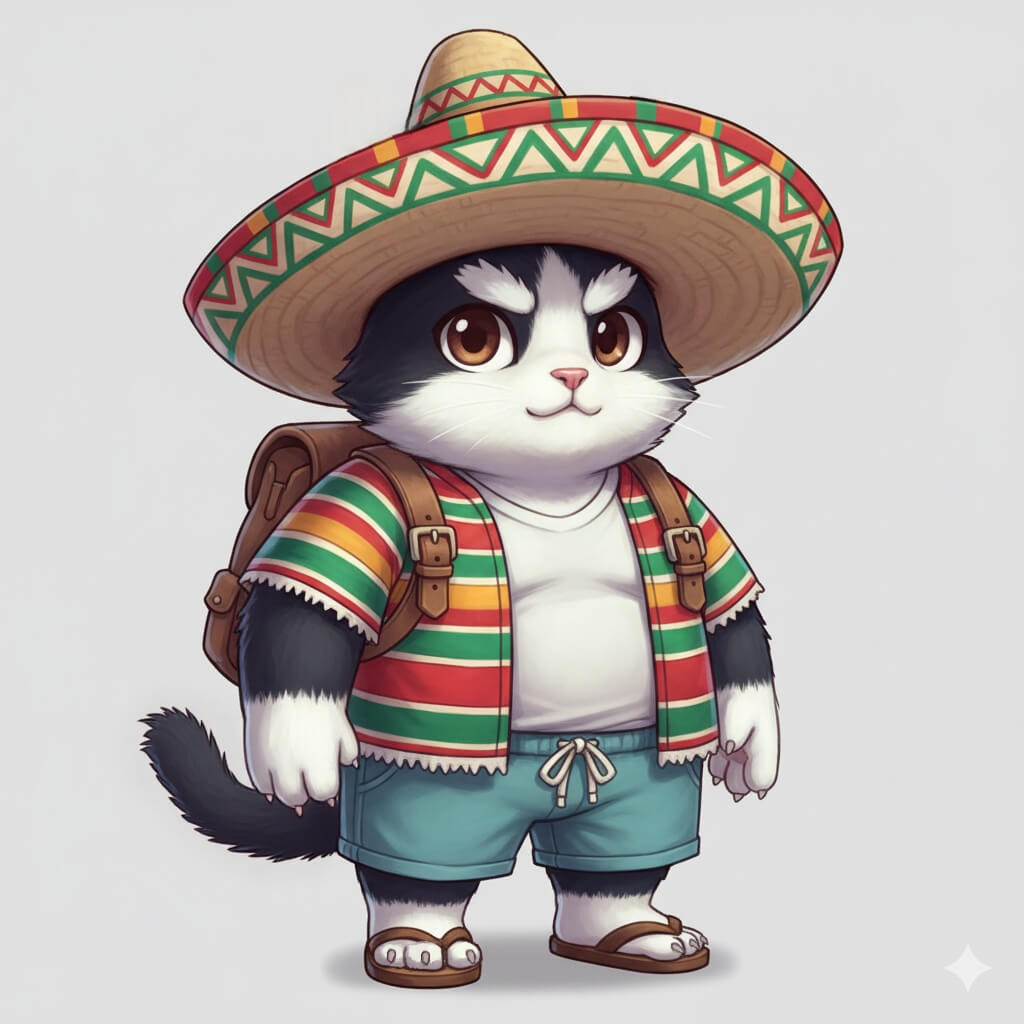 Coro il gatto viaggiatore - Carta Personaggio Golden Cat