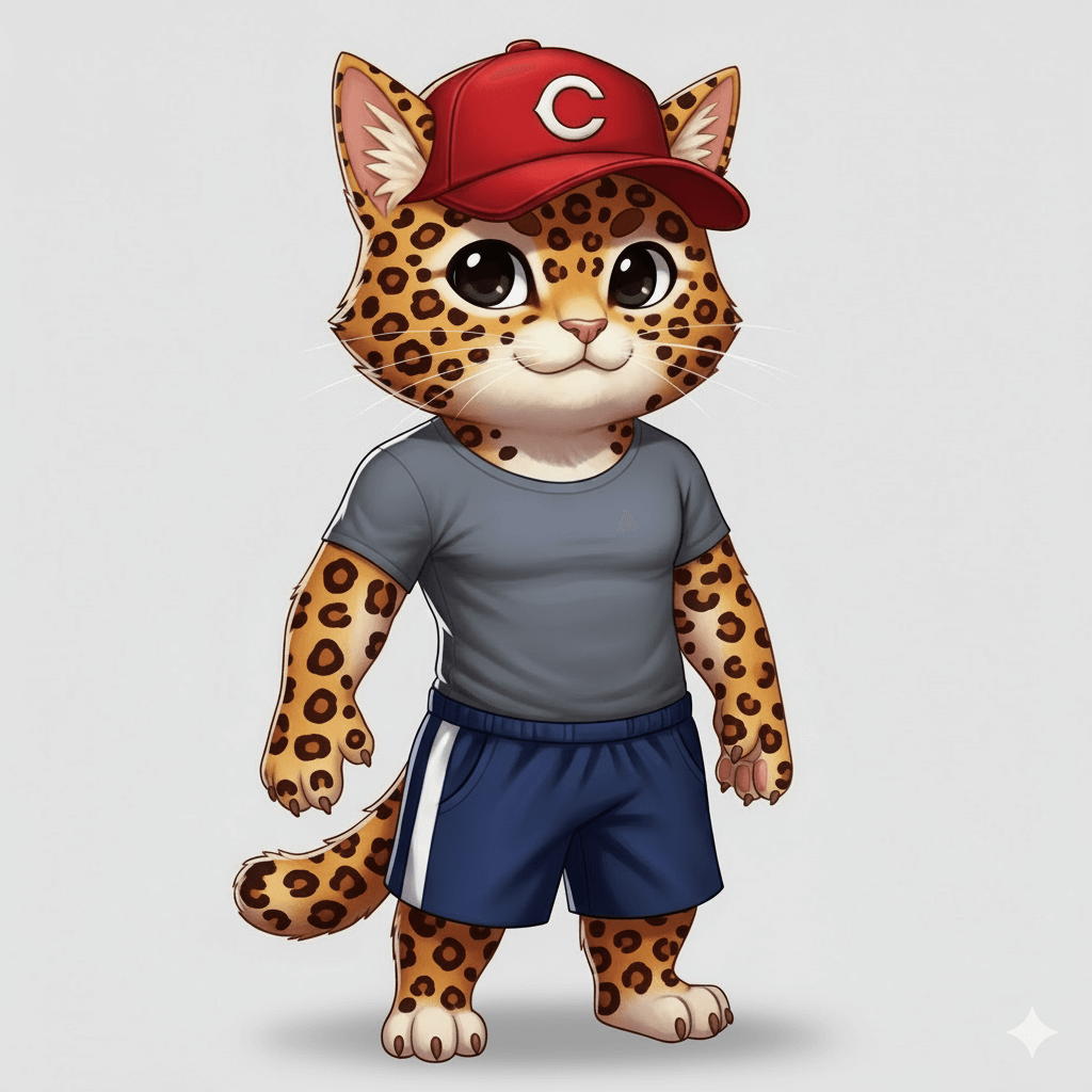 Jack il gatto sportivo - Carta Personaggio Golden Cat